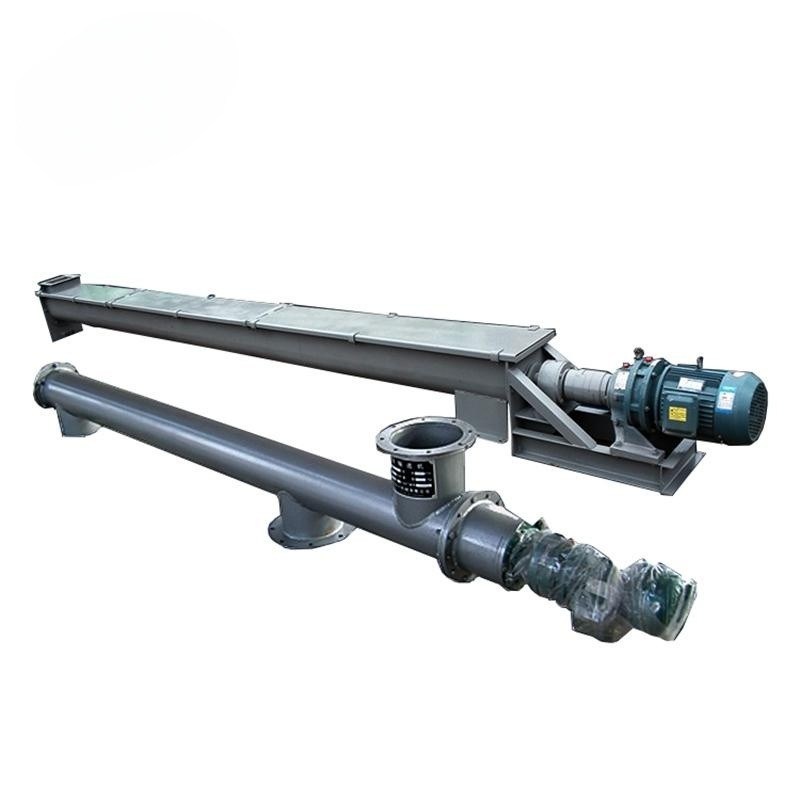 OEM Custom Small Screw Auger Feeder Conveyor for Grain Powder with Hopper