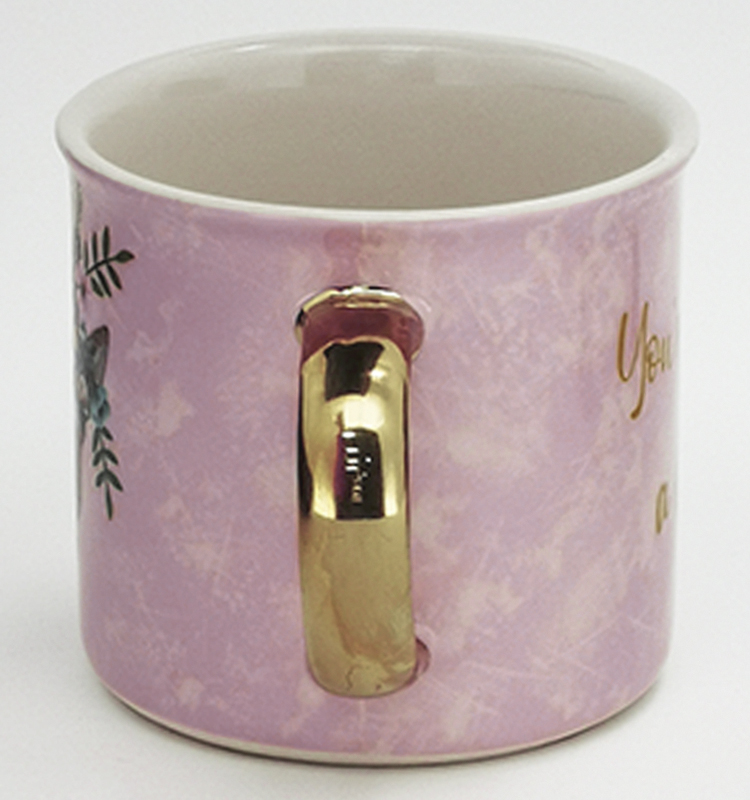 Painted Ceramic Mugs Ladies Household Mugs Large Capacity Milk Breakfast Coffee Cup