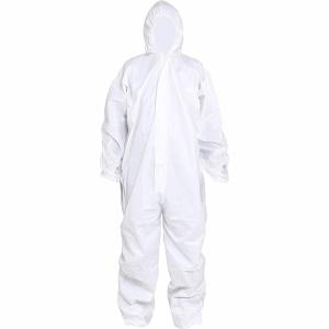 Dustproof Isolation Protective Clothing With Cuff Prevent Liquid Splashing