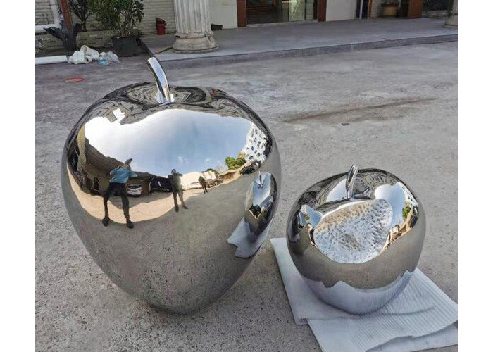 Outdoor Design Abstract Metal Mirror Stainless Steel Tree Sculpture