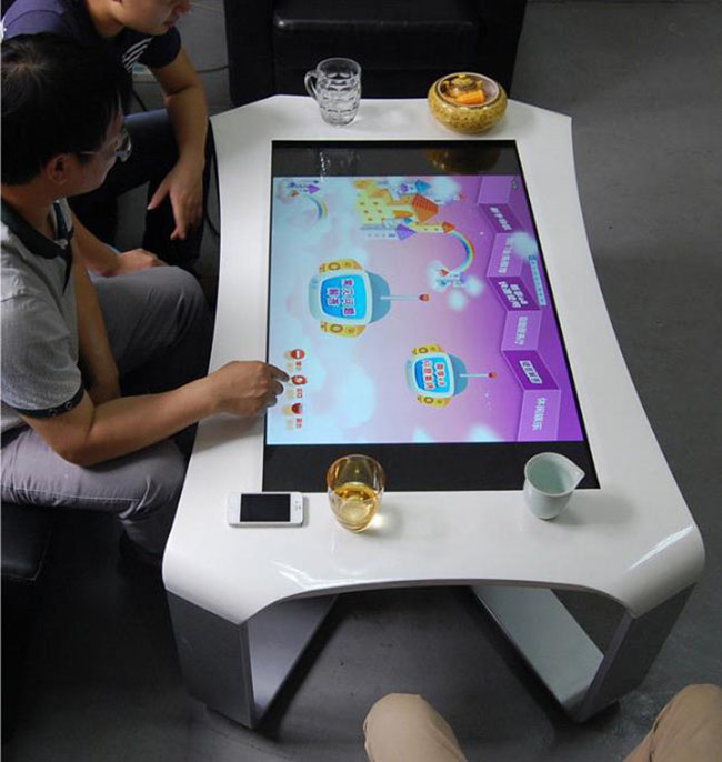 43 Inch Windows X-Type Interactive Multitouch Coffee Table With Touch Screen Indoor