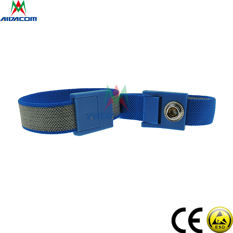 Reusable Anti Static Wrist Straps With Grounding Wire Alligator Clip