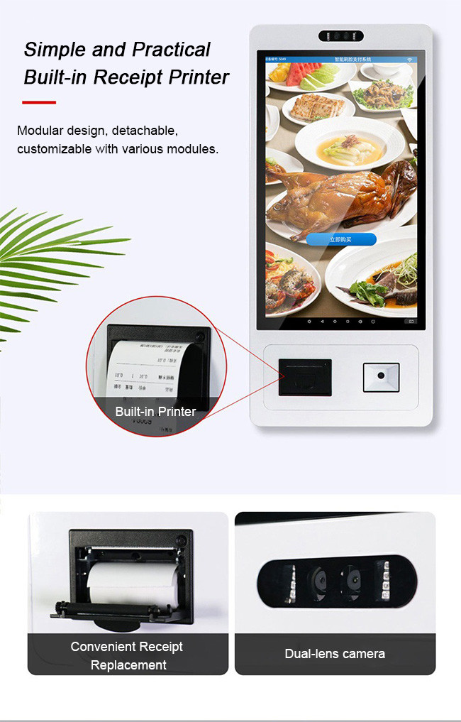 Smart Self-Ordering Kiosk for Retail Hospitality and Public Spaces