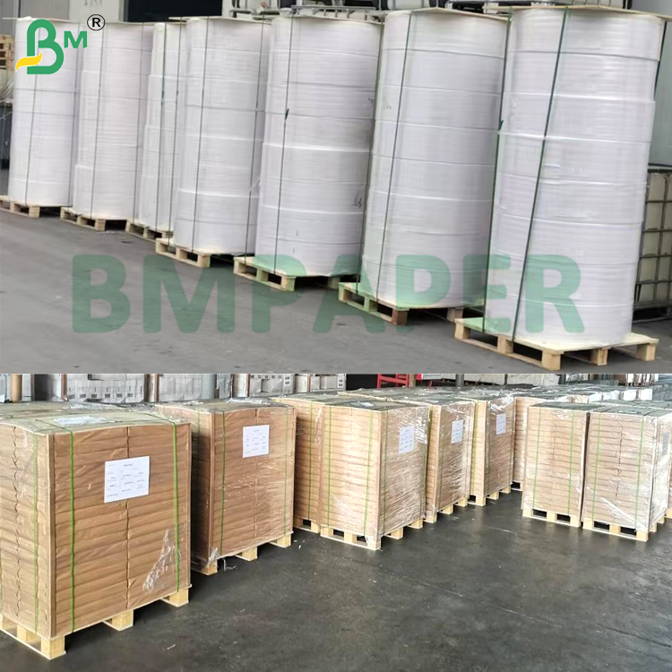 55gsm White / Blue Blank Image Carbonless Paper Rolls & Sheets for Receipt Printing NCR CB / CF / CFB
