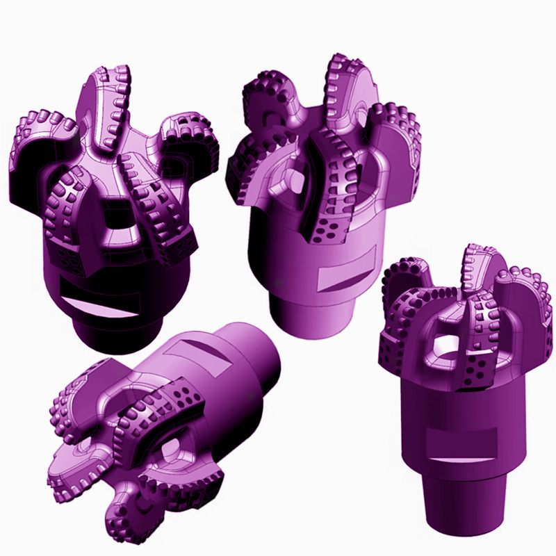 3 - 9 Blades PDC Drill Bit Oilfield Diamond Drill Bit Steel Body PDC Drilling Bit