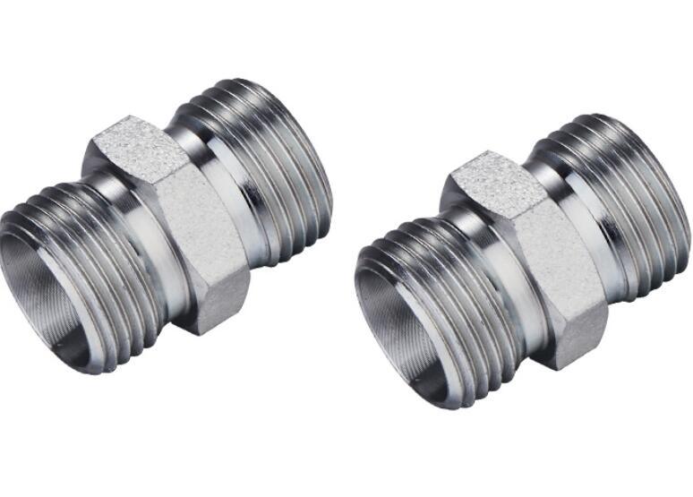 OEM Bsp Male Thread Hydraulic Hose Straight Adapter Fittings