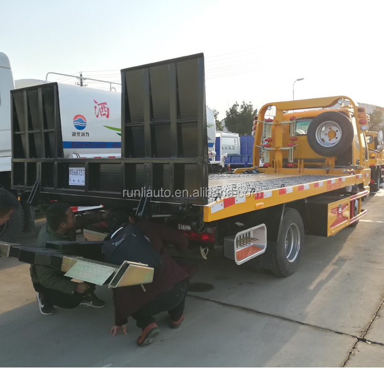 4Tons Road Wrecker Truck Euro 4 Rotator Tow Truck 4x2 Drive Type