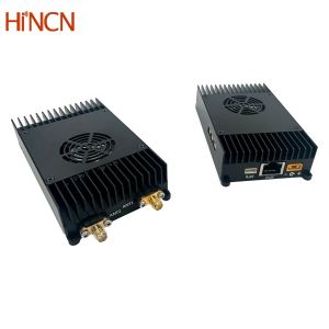 China Ethernet UAV Aircraft Transmitter Receiver 100km Frequency Hopping Transceiver on sale