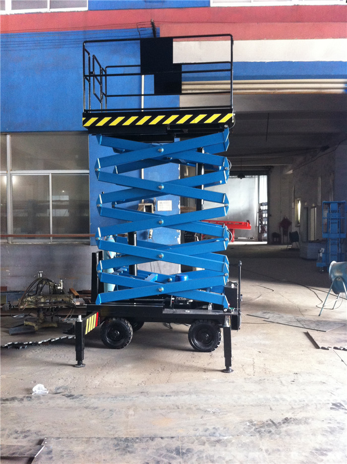 Custom Extendable platform Outdoor Aerial Working Table Hydraulic Mobile Scissor Lifts