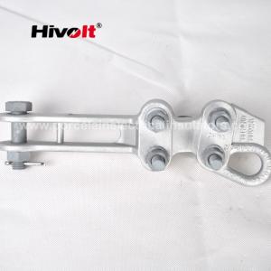 China Aluminum Transmission Line Hardware Hot Line Clamp With Galvanized Steel Bolt And Nut on sale