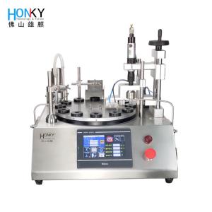 Semi Automatic 2000 BPH Vial Capping Machine With Ceramic Pump