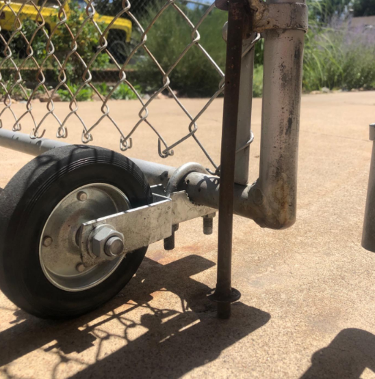 Powder Coated and Customized 6 Inch Sliding Doors Rollers Wheels for Sustainable Wood