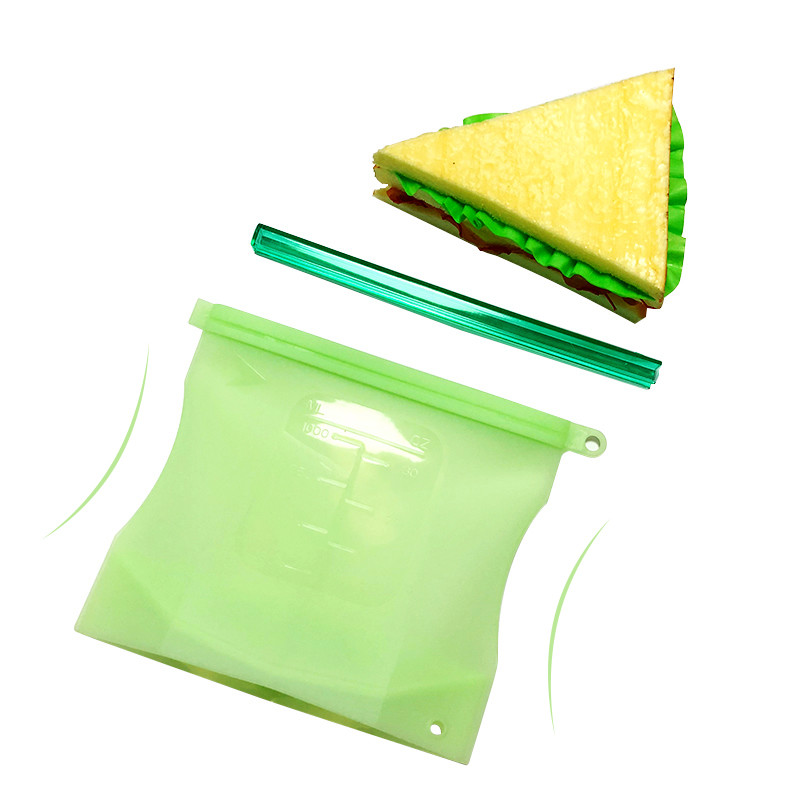 Kitchen Rezip Reusable Silicone Freezer Bags 1000ml Resistant Versatile Preservation