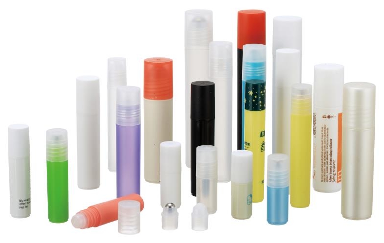 Eco-friendly Private Label Organic Roll on Natural Stone Alum Solid Perfume Deodorant Container Made of PP Body Material