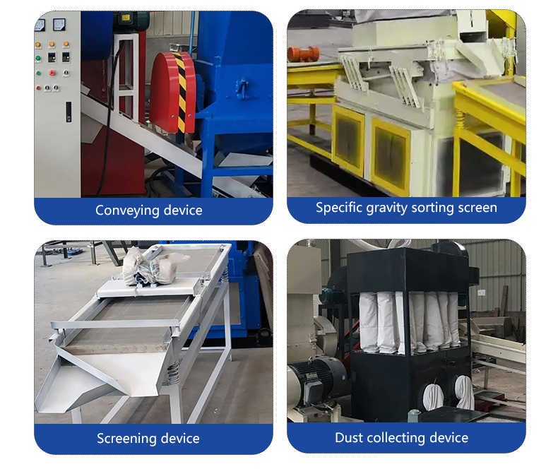 Copper Wire Granulator Copper Rice Separator Cable Recycling Machine