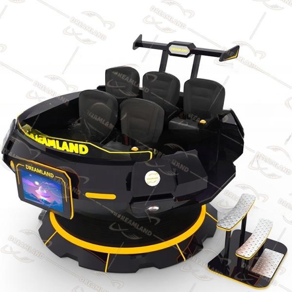 Dreamland Guangzhou vr supplier battleship UFO Tank 5 Seat Cinema VR Rotation