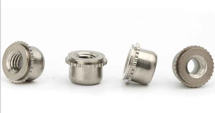 Higher Head Self Clinching M8 Nyloc Nut ZINC PLATED