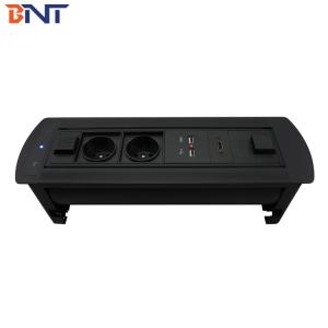 Conference Multi-function Tabletop Hidden Rotating Power Socket Connection Box