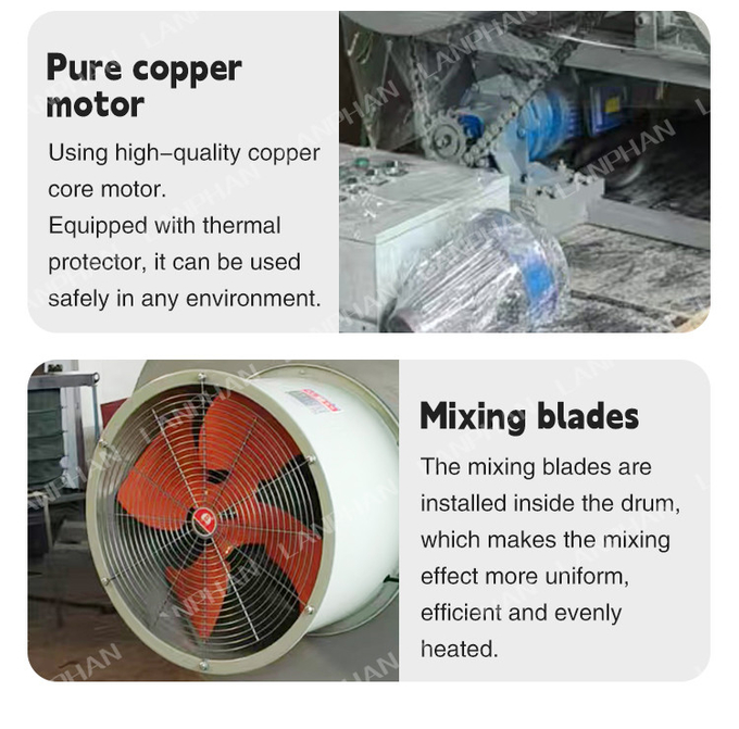 Roller Drying Machine Industrial Agricultural Fields , Fruit Hulls , Crops Drum Dryer Equipment