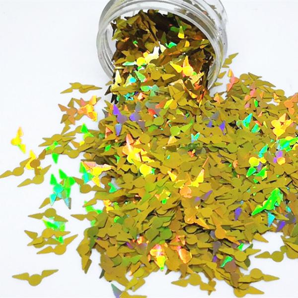 15mm Golden Snitch Glitter in Eagle Shape Polyester Harry Potter Glitter with