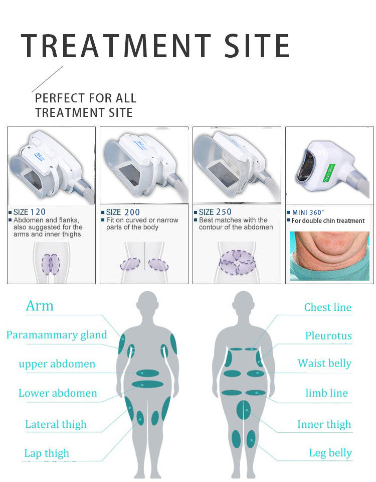 LF-223 Portable Dual Handles Cavitation RF Ice Therapy Machine/ Cryotherapy Slimming Equipment