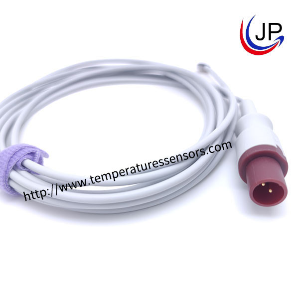 10K 2.252K NTC Medical Temperature Sensor Micro Plug Skin Temperature Probe