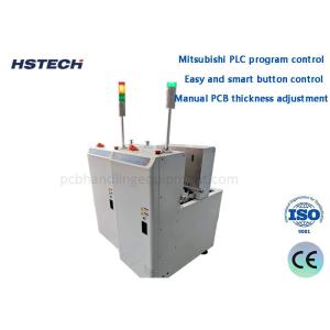 China Manual PCB Thickness Adjustment SMEMA Mitsubishi PLC PCB Board Loader on sale