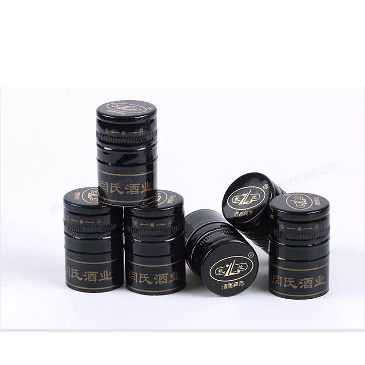 Custom Glass Bottle Aluminum Screw Caps Ideal for Wine Water and Beverage Glass Bottles