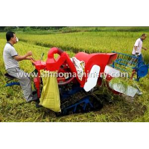 4LZ-0.8 without tail pulley mini muddy field applicable wheat combine harvester