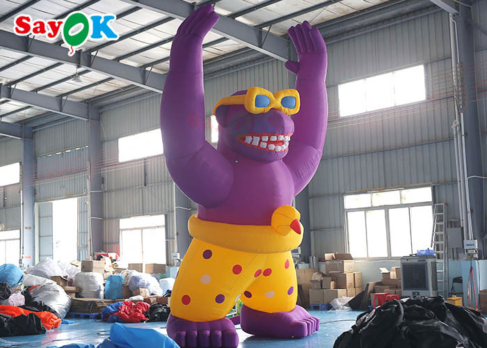 Giant Oxford Cloth Blow Up Model Inflatable Gorilla Advertising