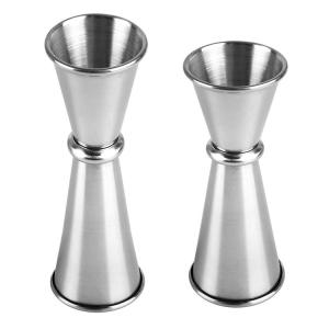  SS 340 20/40ml 25/50ml Liquor Measuring Cup Cocktail Jigger Bar Tool Set Manufactures