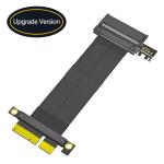 180 Degree SFF-8639 (U.2) To PCI-E 3.0 4X Ribbon Extender Cable for U.2 NVME SSD