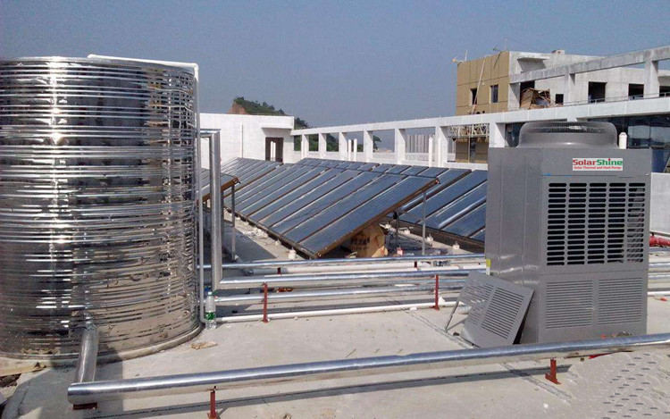 11-100 KW Commercial Solar Water Heater Galvanized Sheet Housing Material