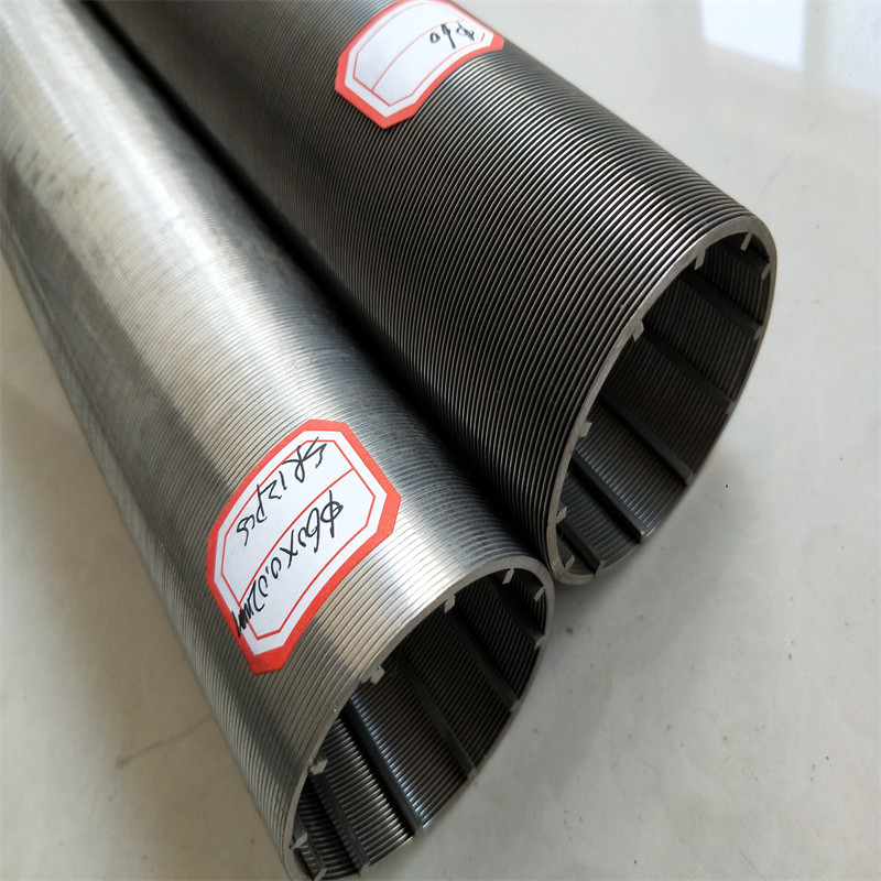 V Wire Wrapped Johnson Water Well Screen Pipe FITO Flow Type with Angles for Accurate Filtration