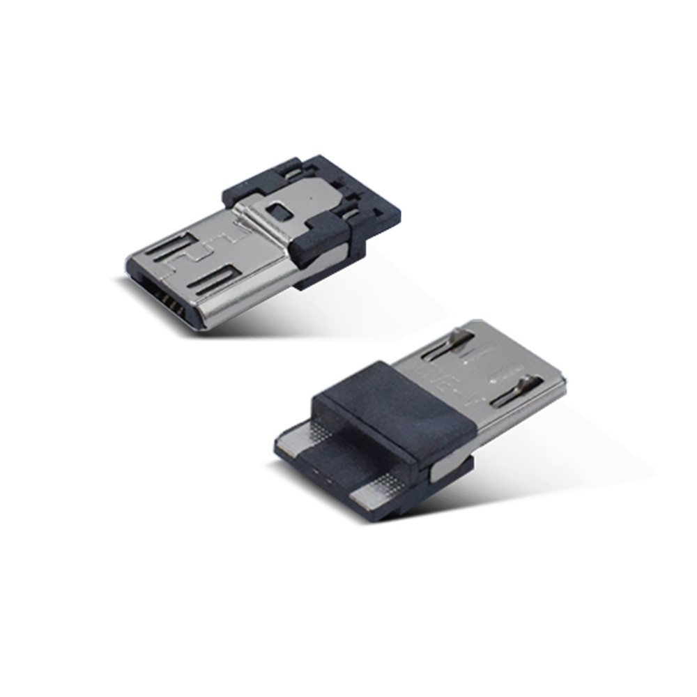 Usb 2.0 Male 4 Pin Micro Connector Copper Alloy / SPCC Shielding