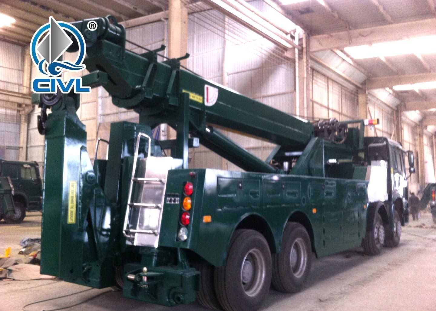 Sinotruk Howo 8x4 Heavy Duty Tow Truck WD615.47 Engine 20-50t capacity
