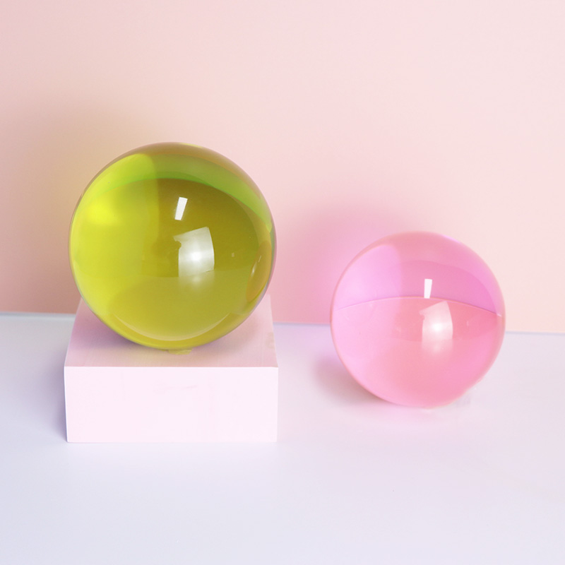 Transparent Large Acrylic Sphere 40mm Clear Plastic Sphere Balls