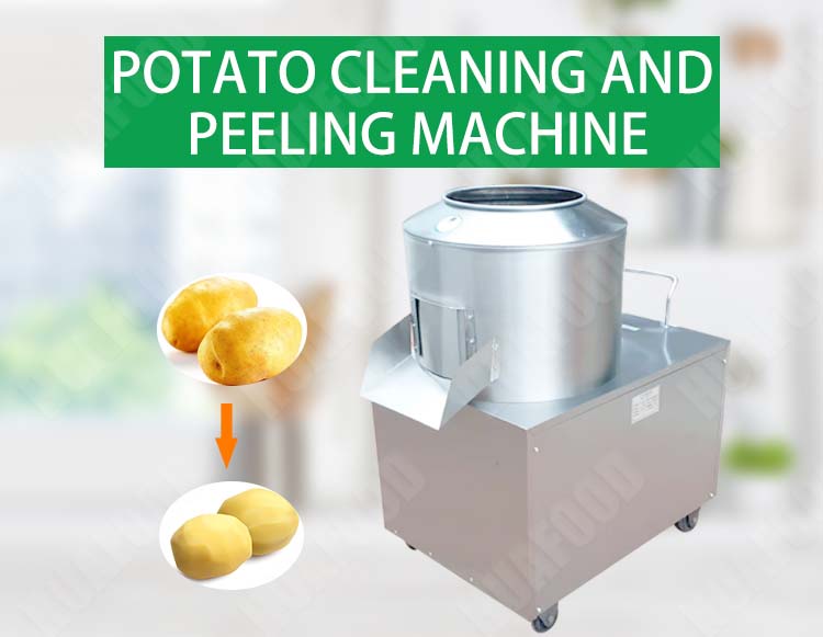 Heavy Potato Processing Machine Ginger Crusher Peeler Squeezer Garlic Chopper