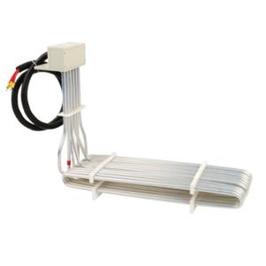 ISO9001 Three Element 3000W Immersion Water Heater L Shaped Bottom