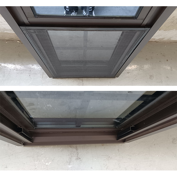 Residential Double Hung Sash Window Tempered Glass Aluminum Single Hung Window
