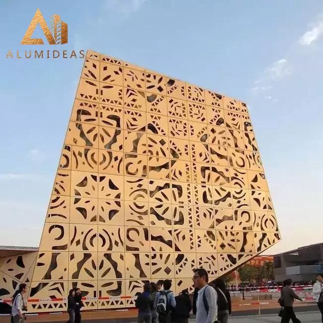 Aluminum Cladding Style Cnc Outdoor Privacy Panels