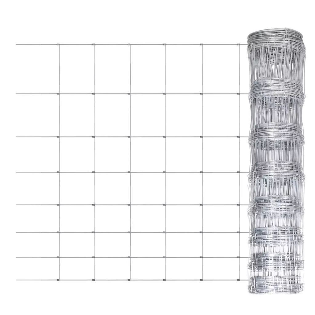 Galvanized Wire Mesh Fence Field 164ft Zoo Wild Fencing Roll Hardware