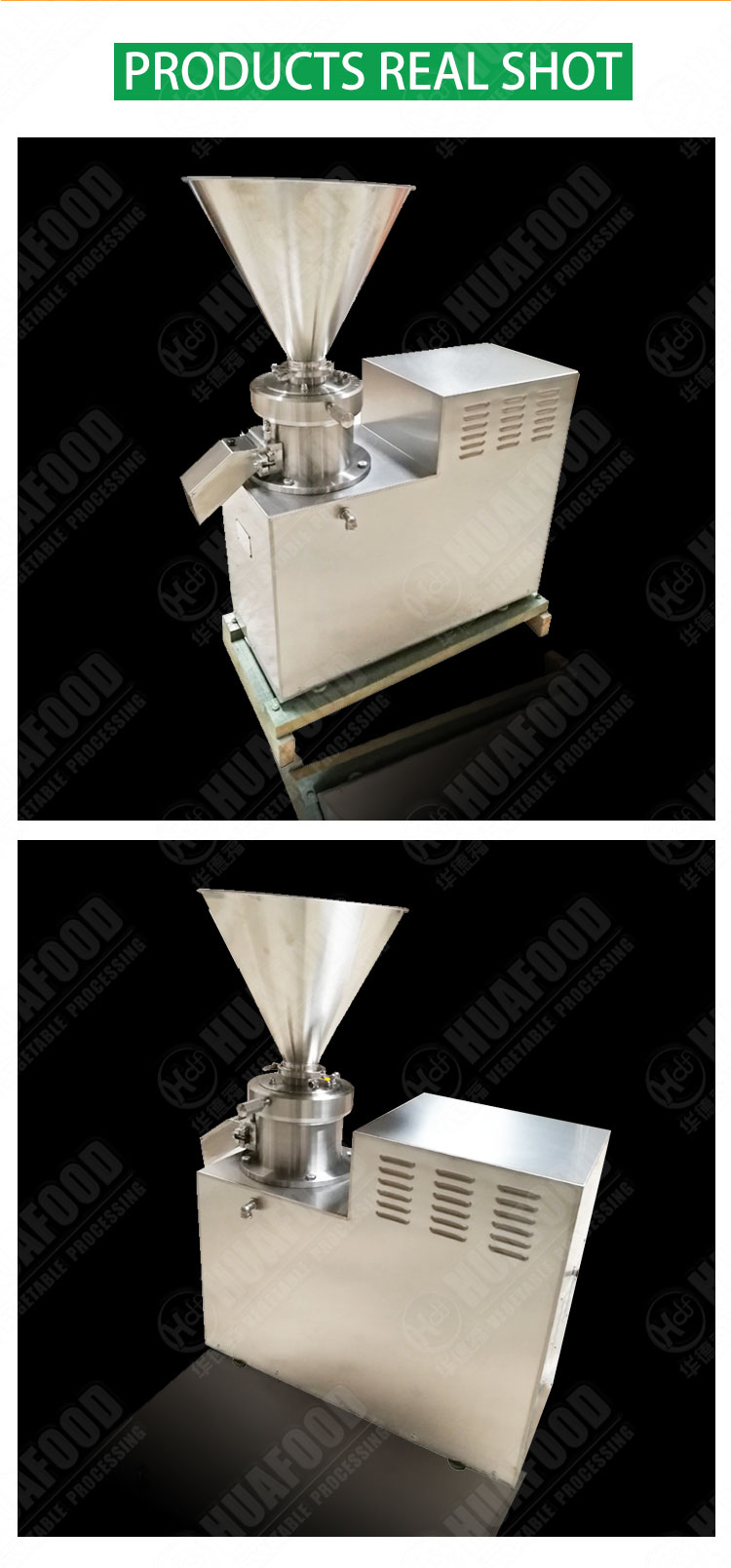 High Efficiency Chilli Grinding Machine For Chicken Bone Butter Peanut Sauce