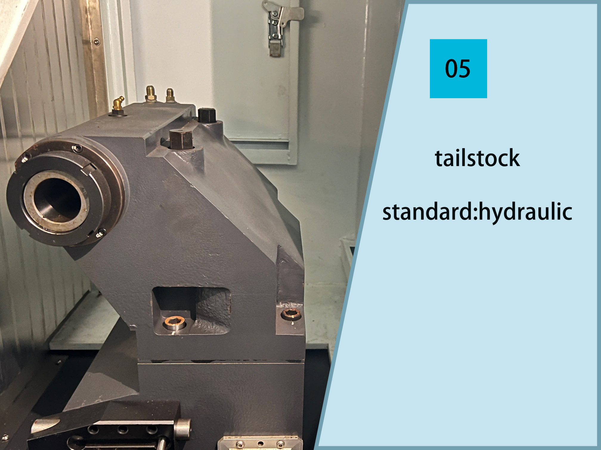 5052Y Heavy Duty CNC Turning Center A2-6 Spindle 66mm Bore