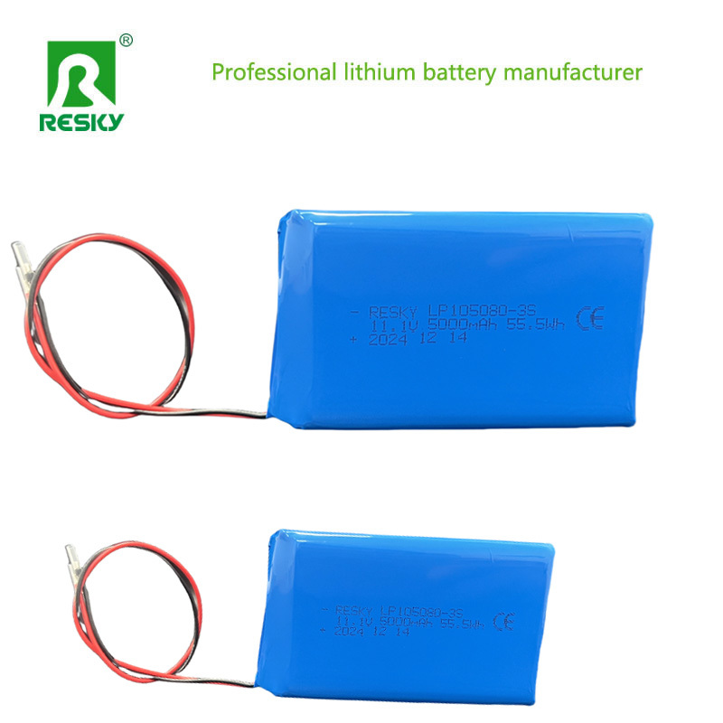 Solar Li Polymer Battery Cell 105080 3S 11.1V 5000mAh For Remote Control Boat