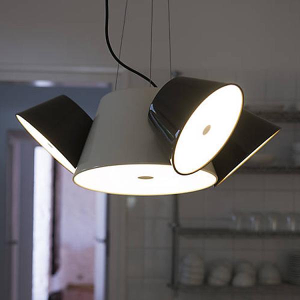 Macaron Dining Room Black Metal Chandelier Kitchen home Tam Tam Marset