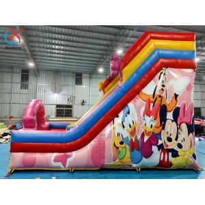 Customized Inflatable Slide Mickey And Minnie Inflatable Double Dry Slides