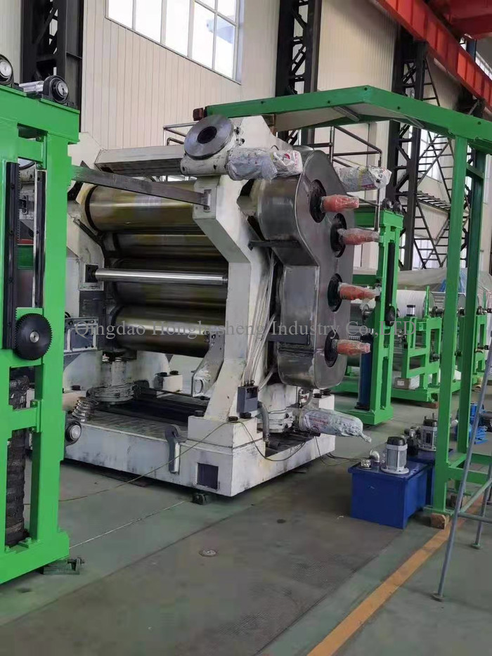 400x1400mm 4 Roll PVC Calender Machine Four Roll Rubber Calender ISO9001