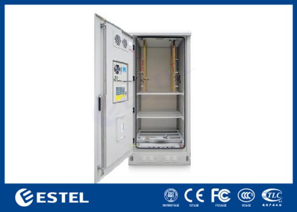 Outdoor Power Cabinet / Battery Enclosure / IP55 19inch Rack Base Station