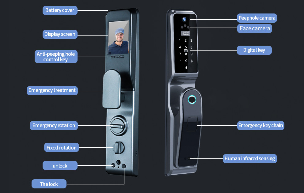 TH-103D Face recognitional Door Lock